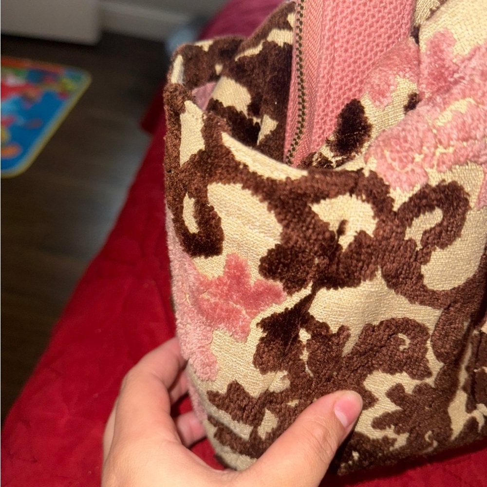 Cake By Petunia Pink and Brown Women's Bag and Pouch Combo - Picture 2 of 12